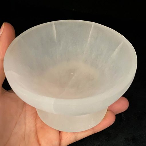 10cm Bowl with Support Selenites